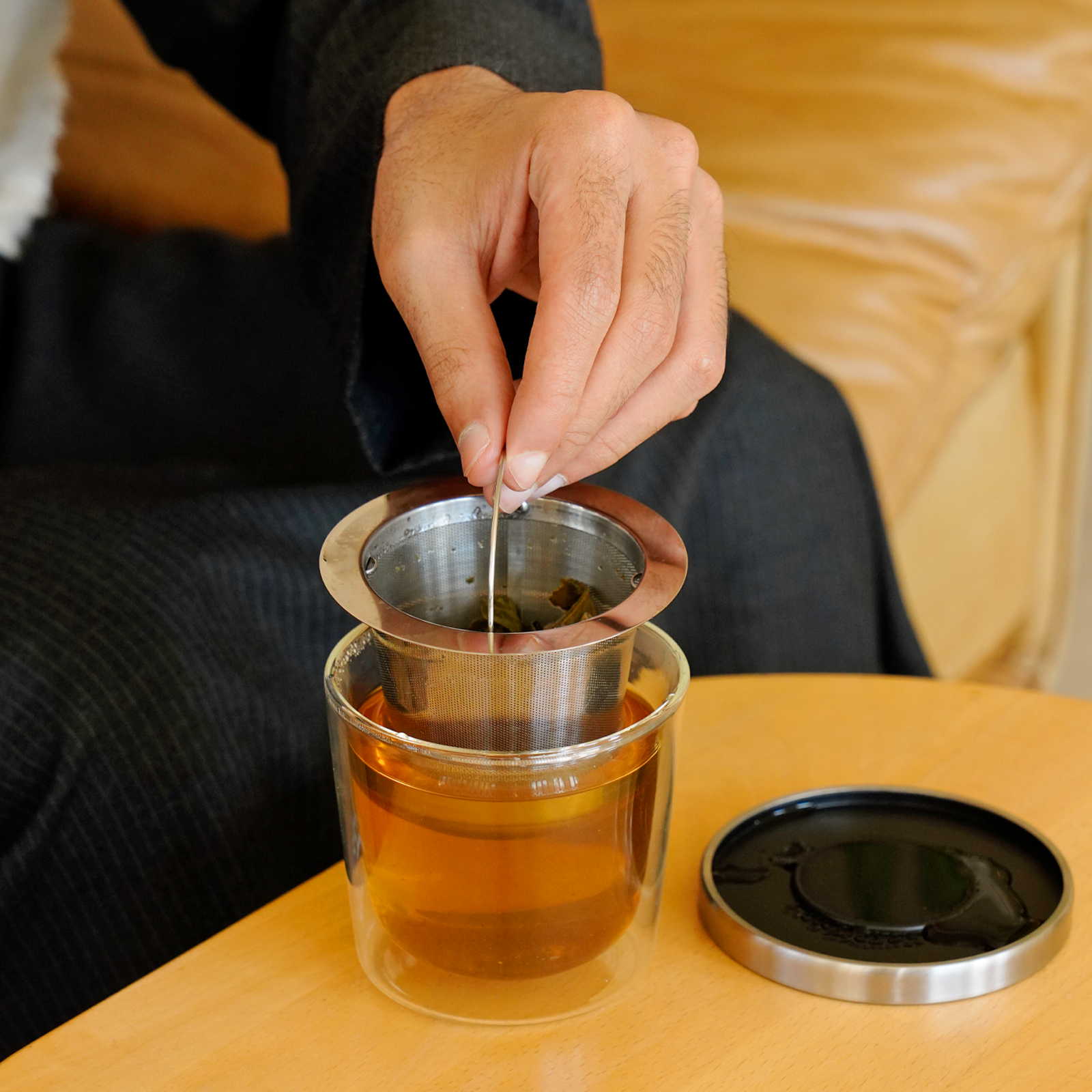 Earth Roastery | Tools | LT Cup with Strainer